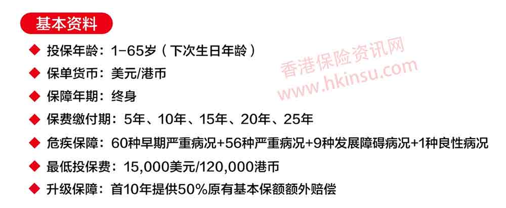 香港保诚保险重疾险尊尚危疾加倍保介绍 1