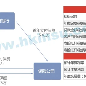 分享一款收益不错的保费融资产品 自付费6万美元  10年退保净赚17万美元