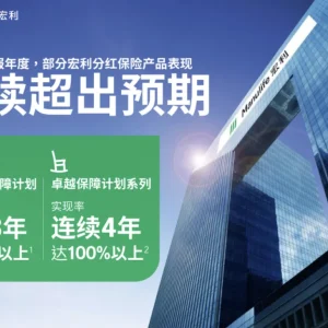 宏利发布2022年度产品分红实现率