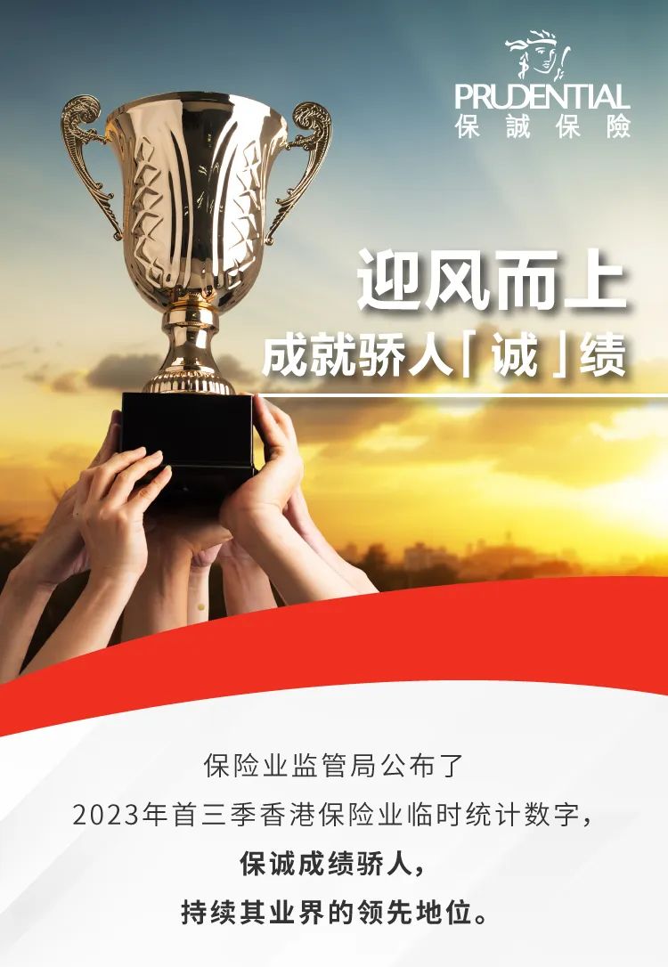 保诚保险前三季度首年标准保费全港排名第一