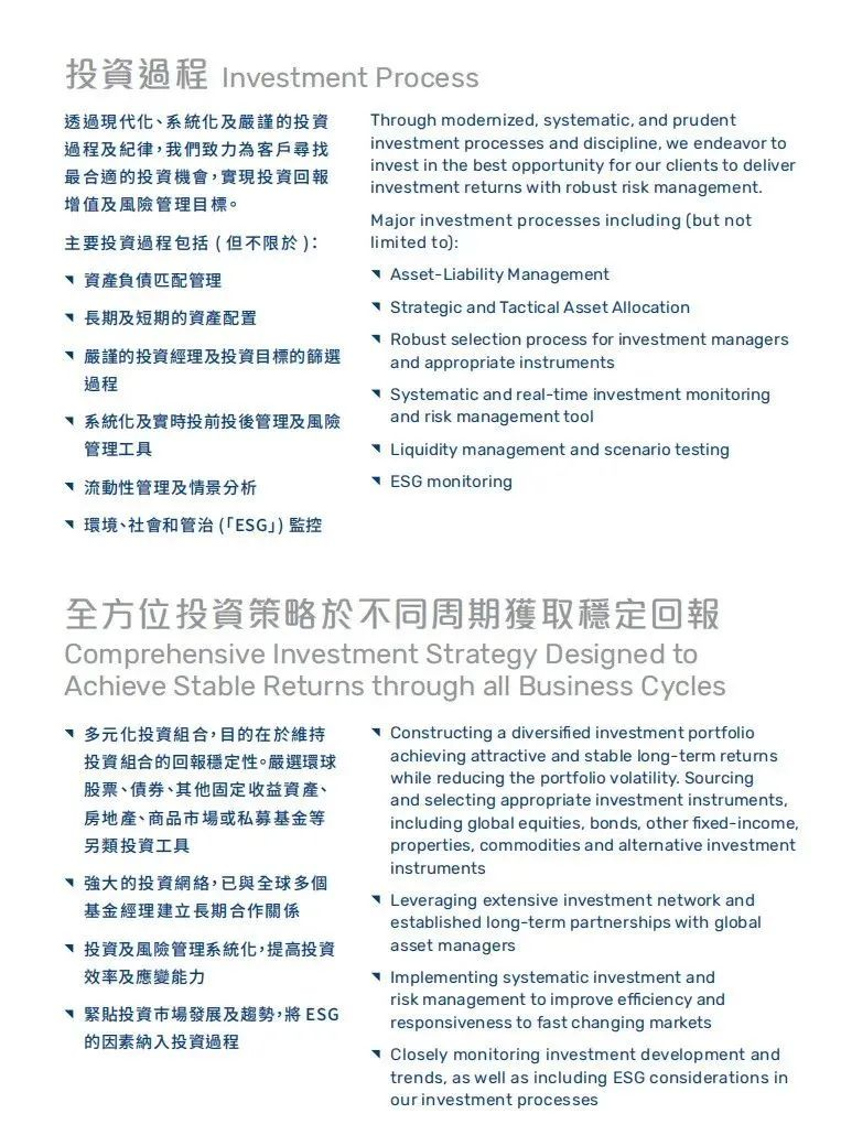 香港万通保险公司投资策略