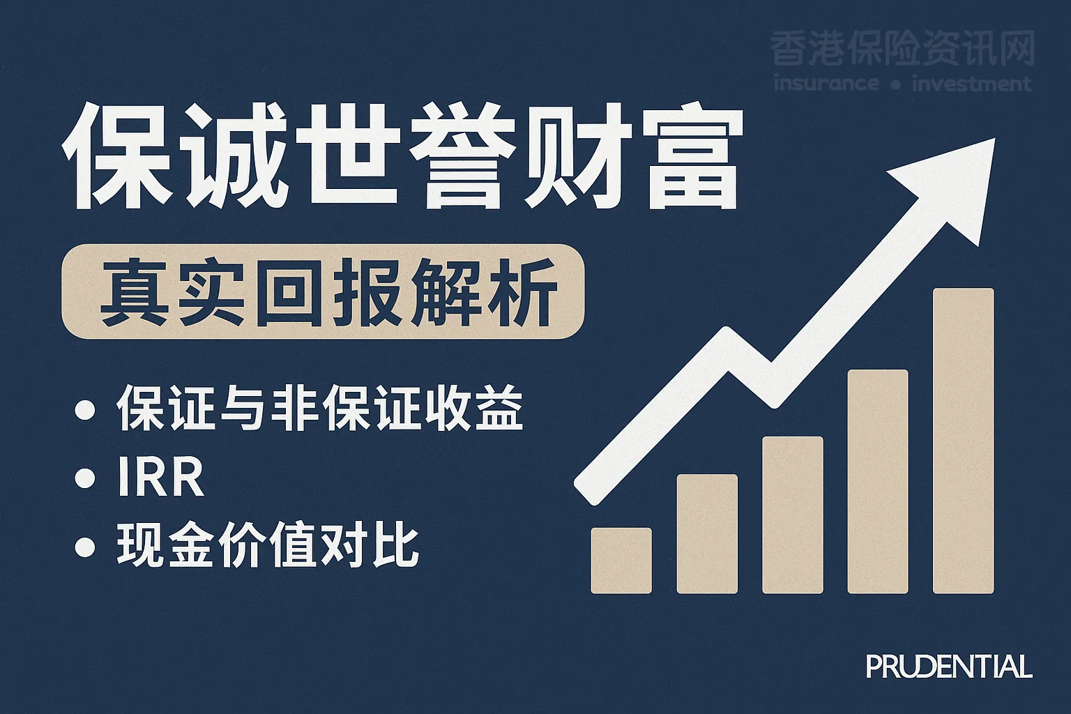 保诚保险「世誉财富」深度解析：保证收益 + 非保证收益并行的长期财富规划方案