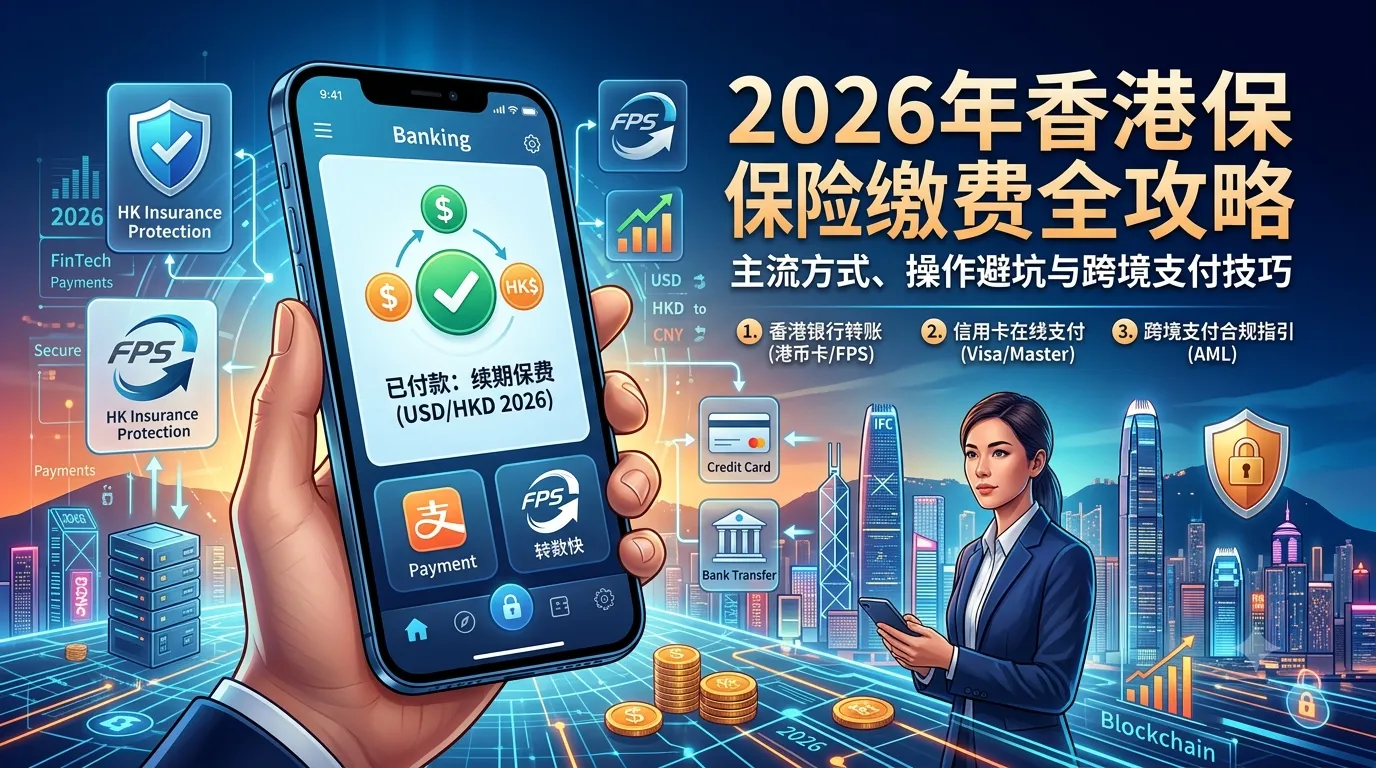 2026年香港保险缴费全攻略：主流方式、操作避坑与跨境支付技巧