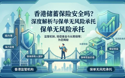 香港储蓄保险安全吗：深度解析香港监管机制与保单无风险承托
