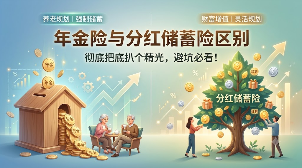 年金险与分红储蓄险区别