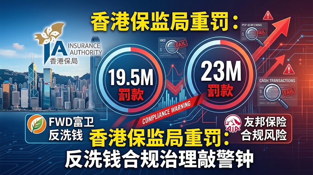 香港保险反洗钱罚单：香港保监局重罚富卫人寿1950万